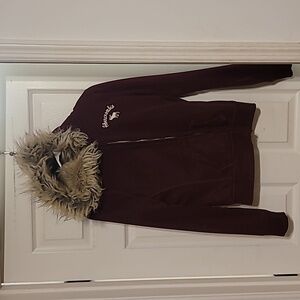 Abercrombie Fayx fur hoodie